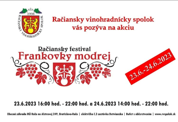 Račiansky festival Frankovky modrej