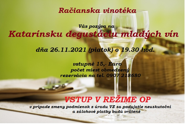 Katarínska degustácia 2021